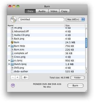 Burn - best DVD burning software for Mac OS X that is free?
