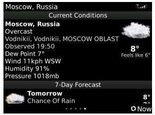 BeWeather screen shot