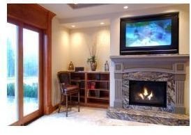 Installing a Flat Screen TV above a Gas Fireplace - Weight Distribution