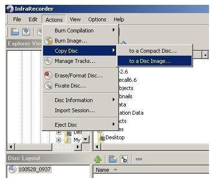 Copy Disc to Image