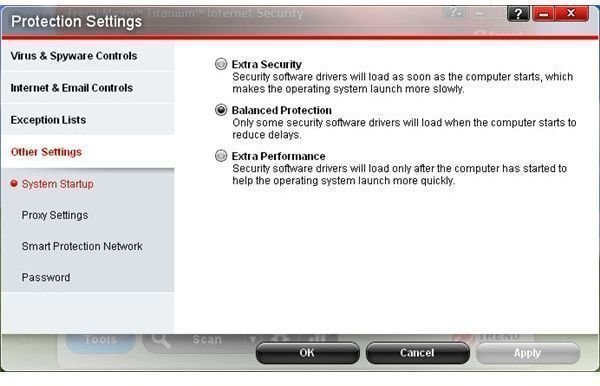 Trend Micro Titanium Internet Security has a low CPU footprint