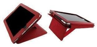 rooCASE Couture Folio Genuine Leather (Red) Case Cover for Apple iPad 3G Wi-Fi