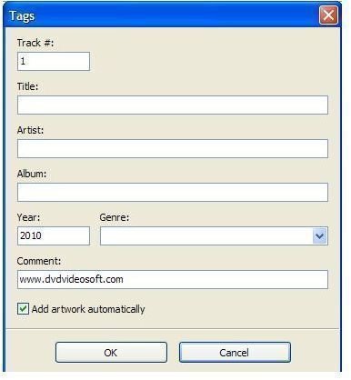 Free Video to MP3 Converter Tags