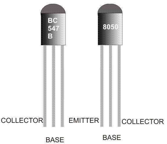 Typical Low Power General Purpose Transistor Pin Outs, Image