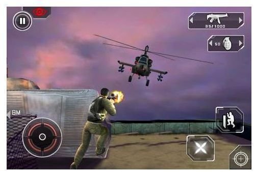 Splinter Cell shooting at Chopper