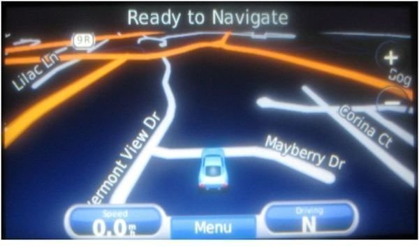 Garmin Nuvi 205W Start Directions