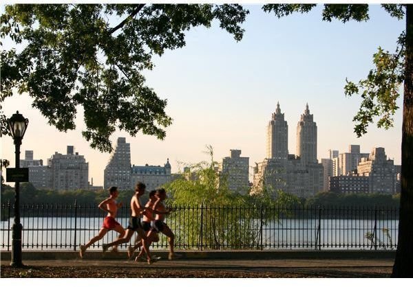 Central Park jogging