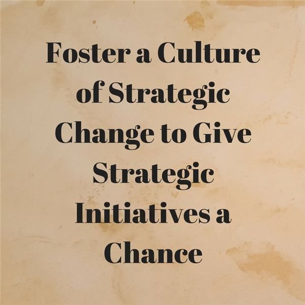 Organizational Strategies to Foster a Culture of Change