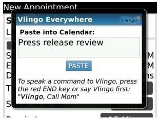 Vlingo - Voice App