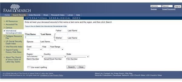 Using Igi Genealogy Search Tips and Tricks