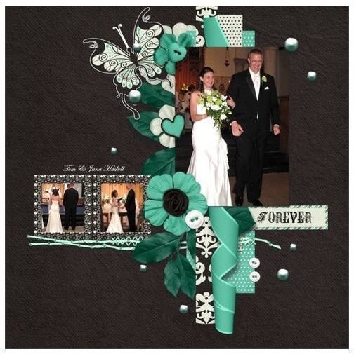 10 Beautiful Wedding Scrapbook Layouts Pages Plus Great