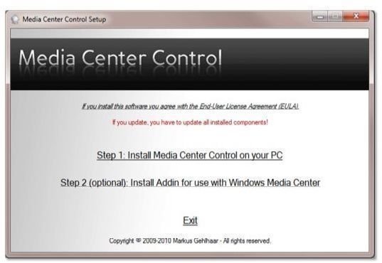 MediaControlCenter-Installation