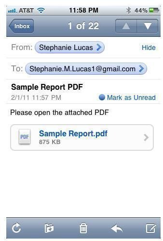 PDF Attachment Screenshot