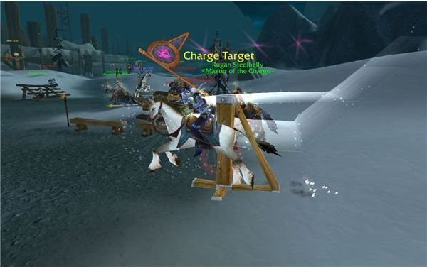 Demonstration of the Charge ability on a Charge Target
