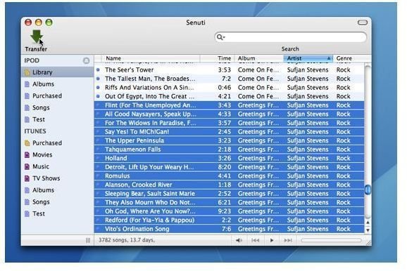 Senuti Review: Copy Songs from iPod to Mac with this Freeware