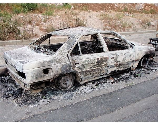 Heavily Damaged Car Wikimedia Commons