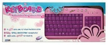 Pink USB keyboard from ToysRUs