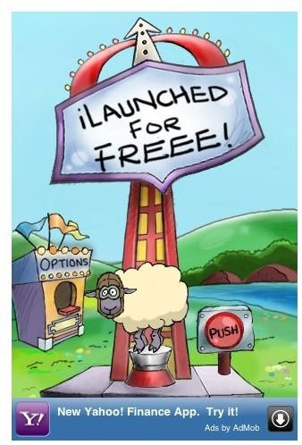 A Review of Sheep Launcher Free! - A Hilarious Free iPhone Game