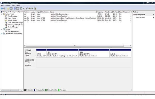 Deleting Partitions in Vista