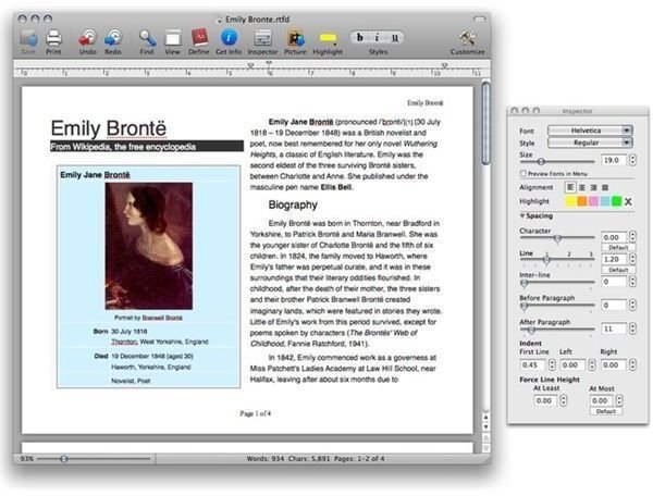 Free Office Software for Mac - Bean User Interface