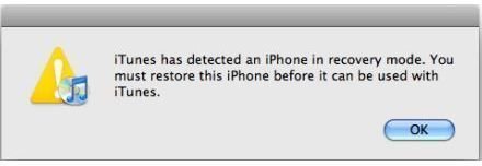 iphone in recover mode