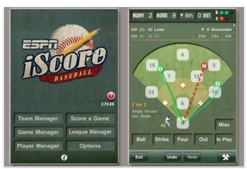 Five iPhone Baseball Apps  to Give You that Baseball Fix