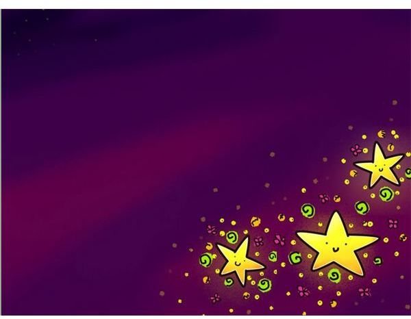 Purple Star Background