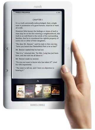 Nook color - ebook readers with wifi.