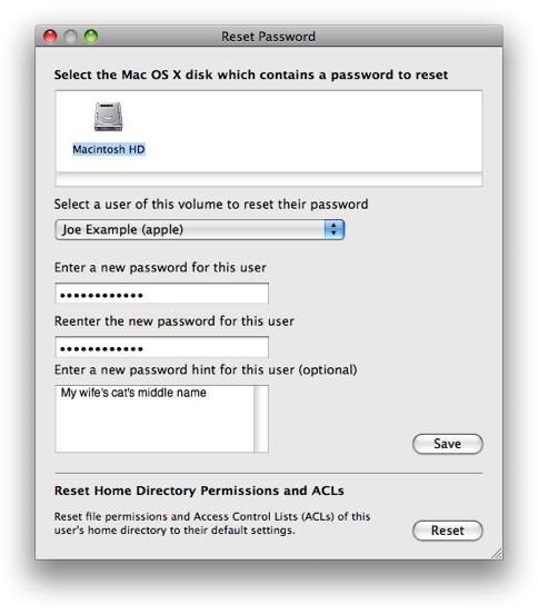 how to set login password on macbook pro
