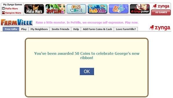 Neighbors who get ribbons can give bonuses to their neighbors when they publish their good news