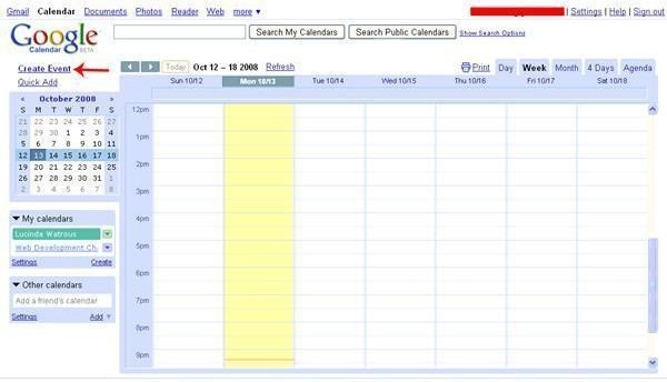 Using Google Calendar for Event Invitations