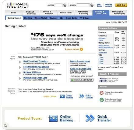 E-Trade Navigation