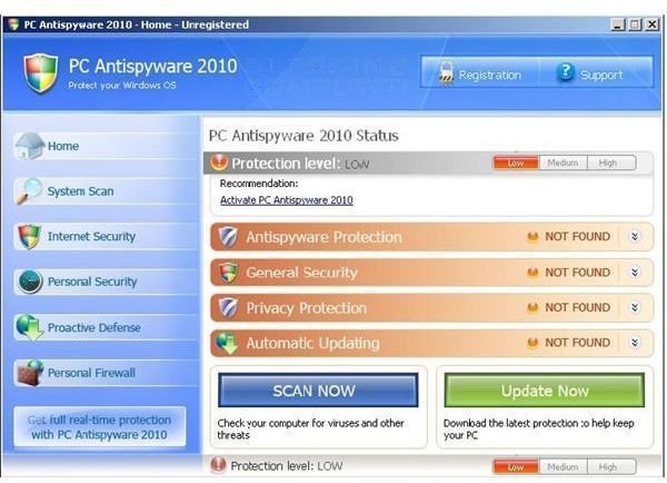 PC Anti Spyware 2010