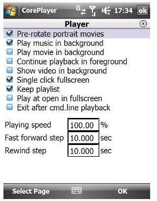 Media Player Options