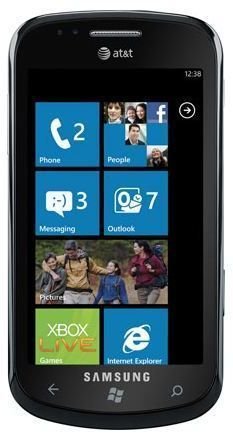 The Samsung Focus Windows Phone 7 launch device