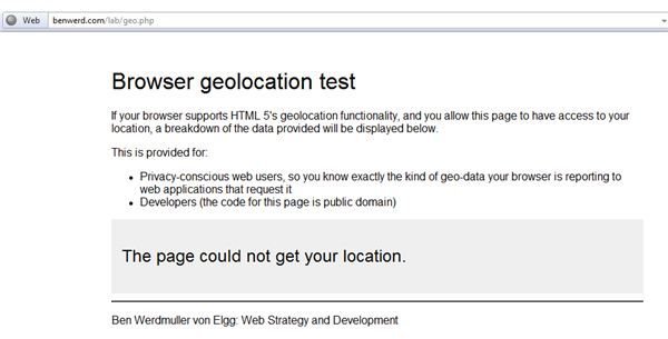 Opera Geolocation Disabled