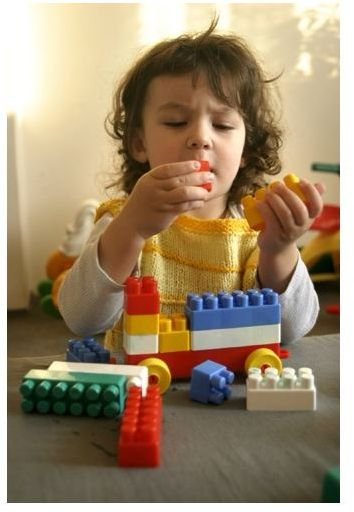 Child With Blocks