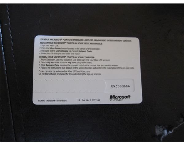 redeem code microsoft xbox