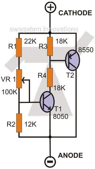 Simple Variable Zener Voltage Regulation Circuit, Image