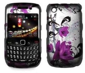 Premium 2D Silver and Purple Snap on Hard Case
