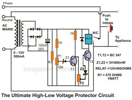 The Ultimate High and Low Voltage Protector Circuit, Image