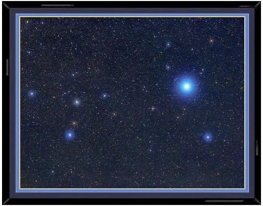 Sky View of Constellation Canis Major
