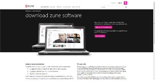 Zune PC Download