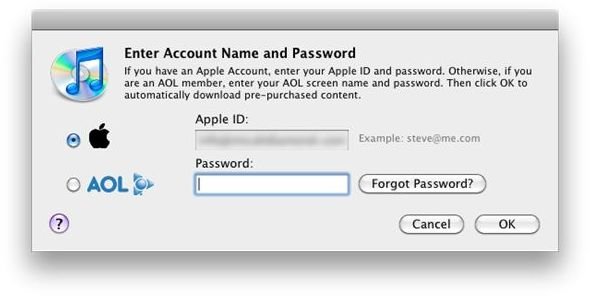 itunes account