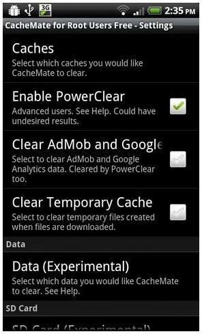 Top Android Apps for Rooted Tablets - CacheMate