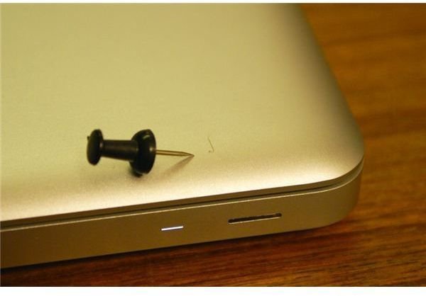 How to repair scratches aluminum macbook