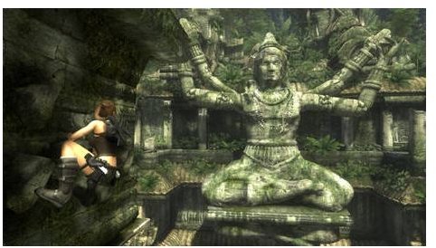Tomb Raider: Underworld includes both red and green nagas