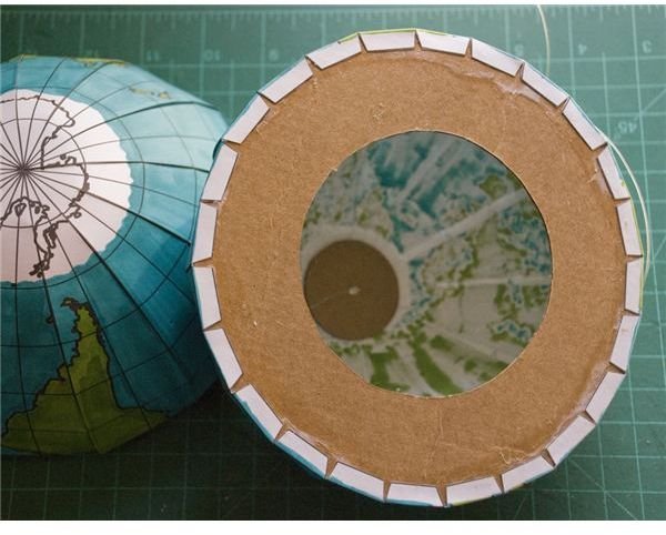 Using A Globe Template To Make A 3d Globe At Home Brighthub