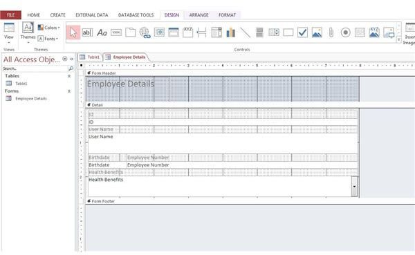 Figure 3 Form Wizard Results