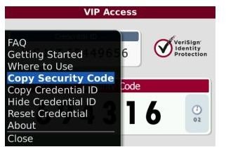 VIP Access Screenshot2